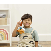 Mr Men Mr Tickle sleutelhanger – zachte pluche